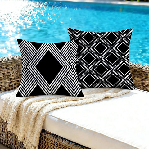 Nightwish hidden zipper closure provides a clean, seamless look on a pillow cover.