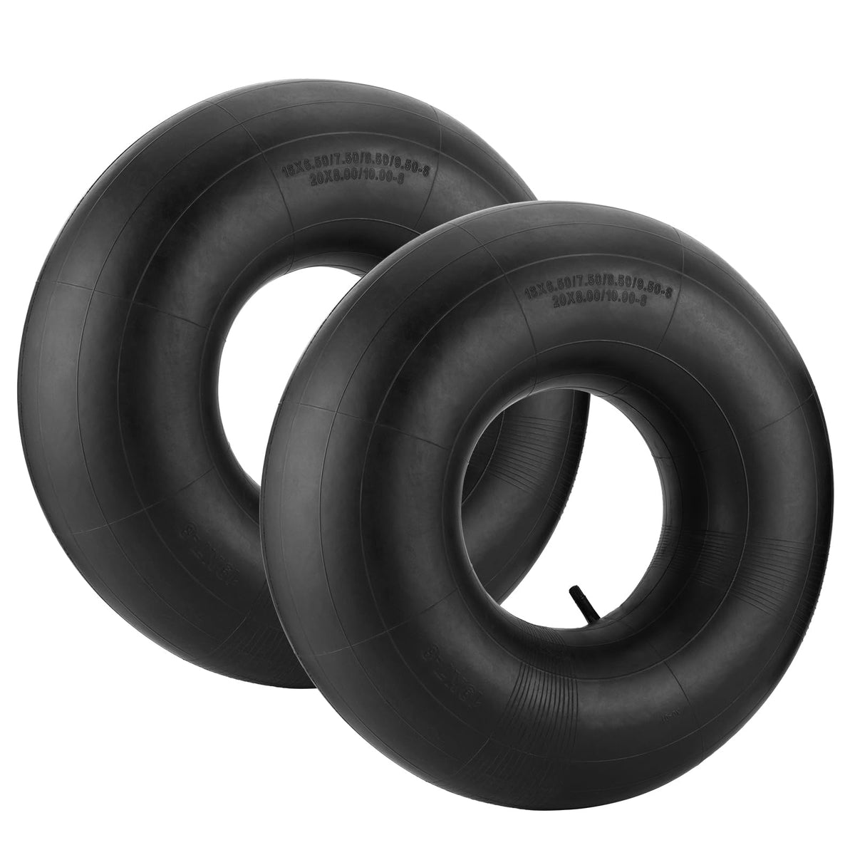 NIGOOLATA inner tube 20x8-8 with straight valve fits 8-inch rims and 8–10 inch tires.