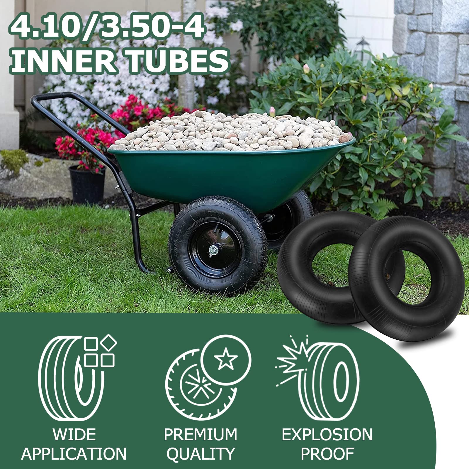 NIGOOLATA thick rubber boosts shock absorption for smoother rides on uneven ground