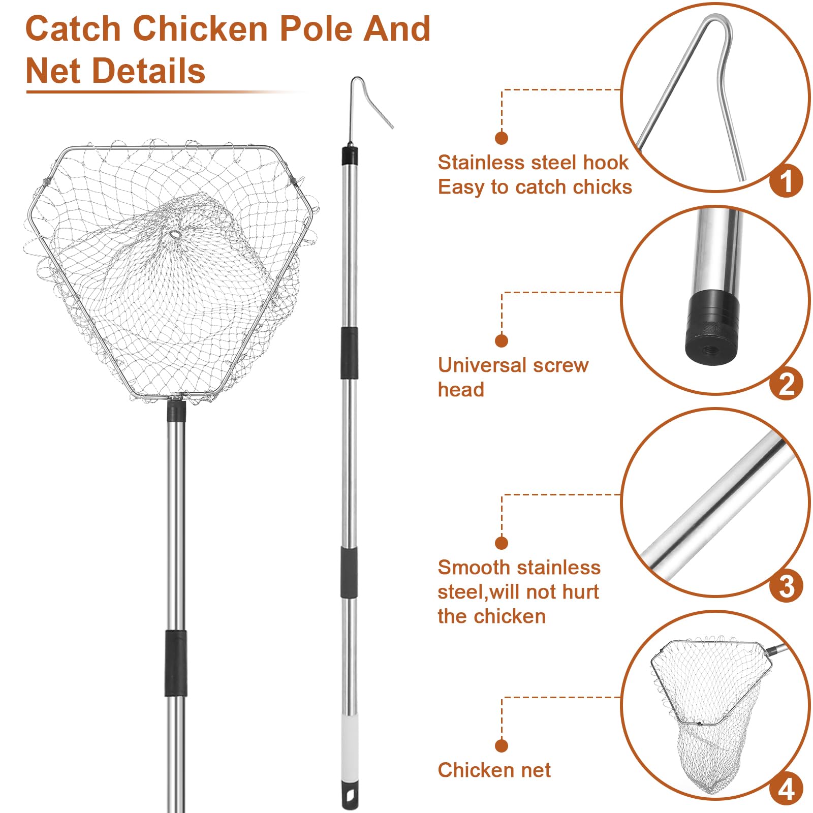 NigWarm 75-inch length demonstrates extended reach for difficult-to-reach birds.