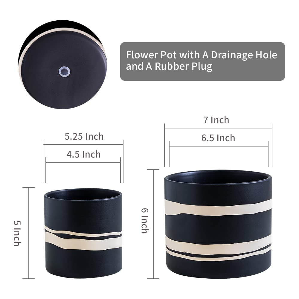 Nihow plant pot showing drainage hole for healthy watering and root care.