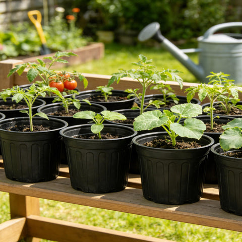 Niiiice stackable design saves space when storing pots.