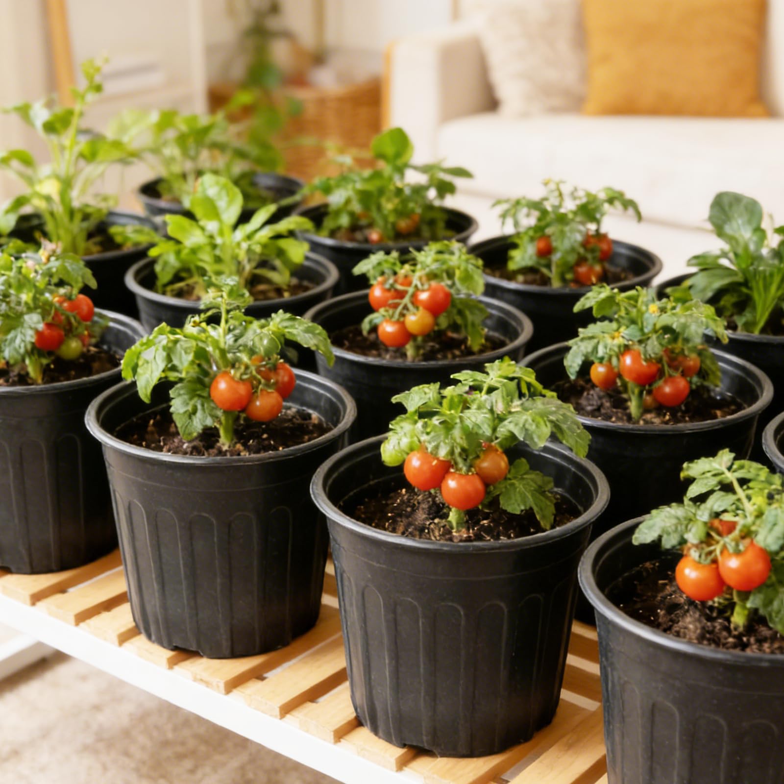 Niiiice versatile pots for indoor and outdoor gardening tasks.