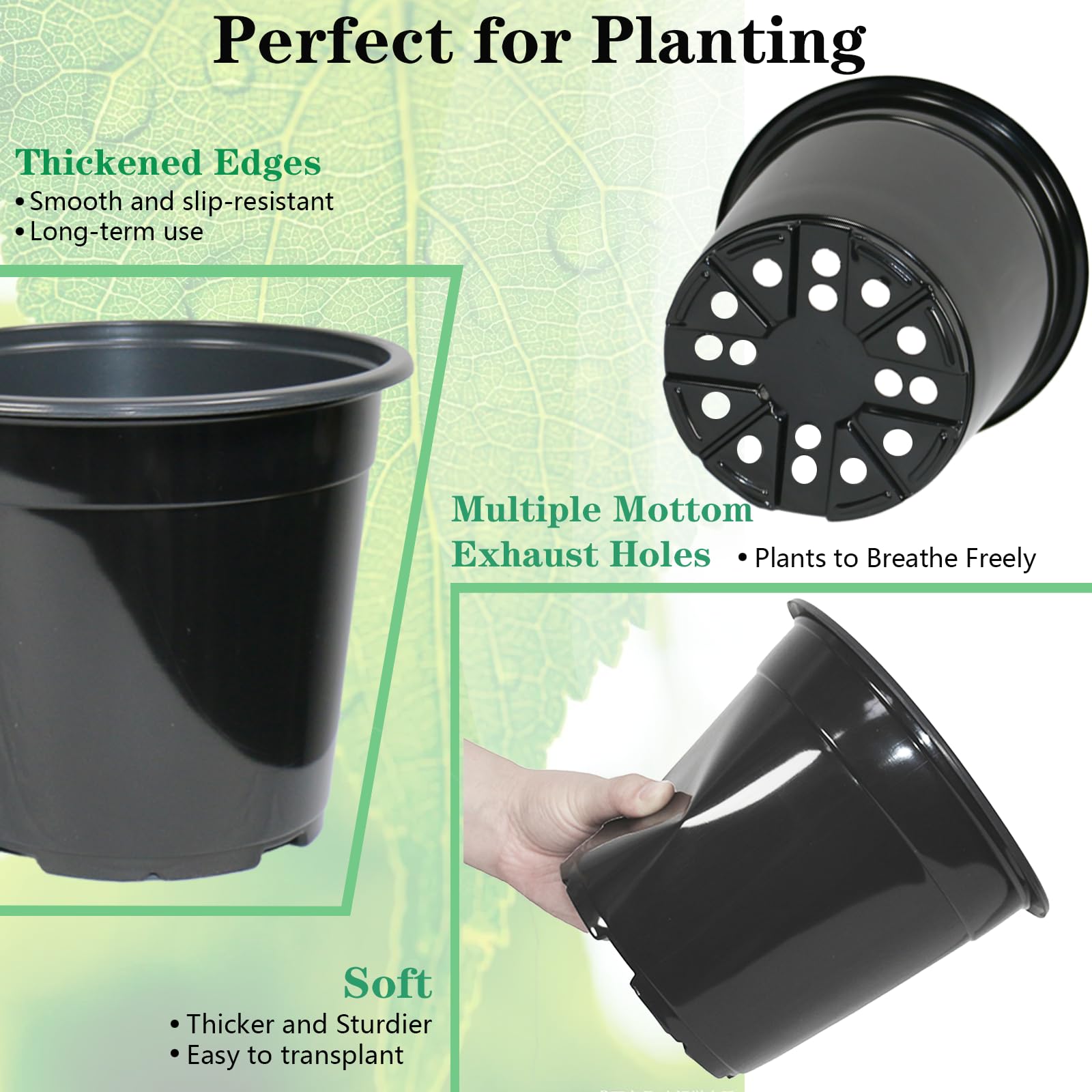 Niiiice 32-pack pots showing bottom drainage holes for airflow