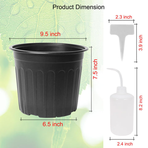 Niiiice raised rim design eases transplanting and daily use.