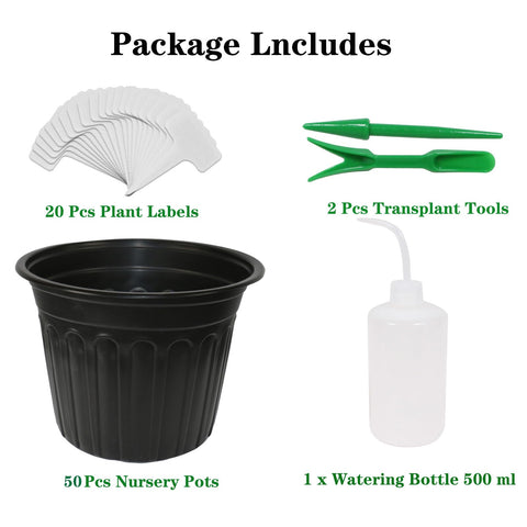 Niiiice stackable pots save space when not in use.