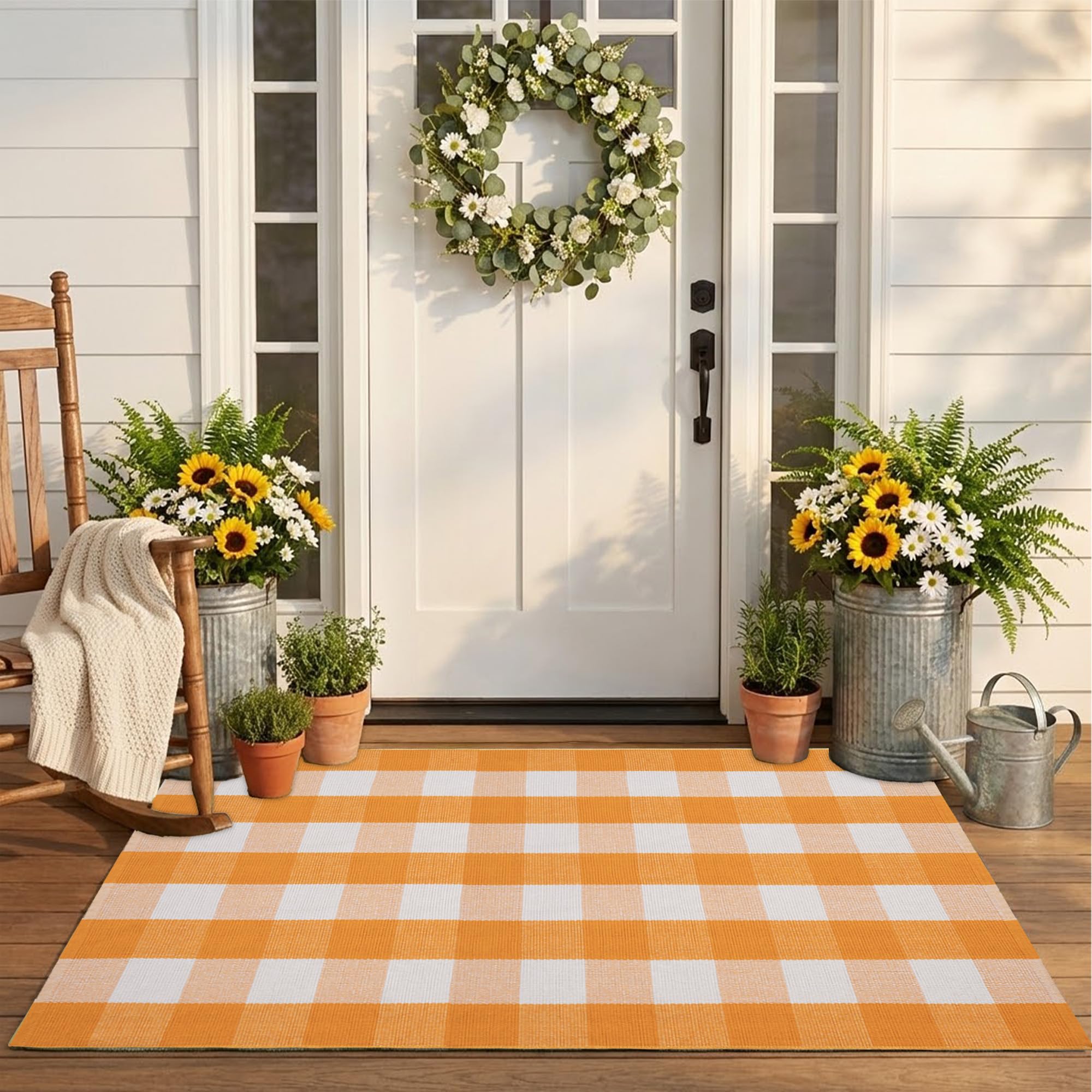 NIIKOOS doormat stitch detail reveals craftsmanship.