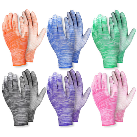 Close up of Nimalpal breathable gloves showing knit and fabric.