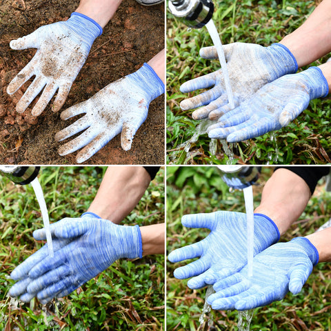 Elastic-wrist design on Nimalpal gloves for easy on and off.