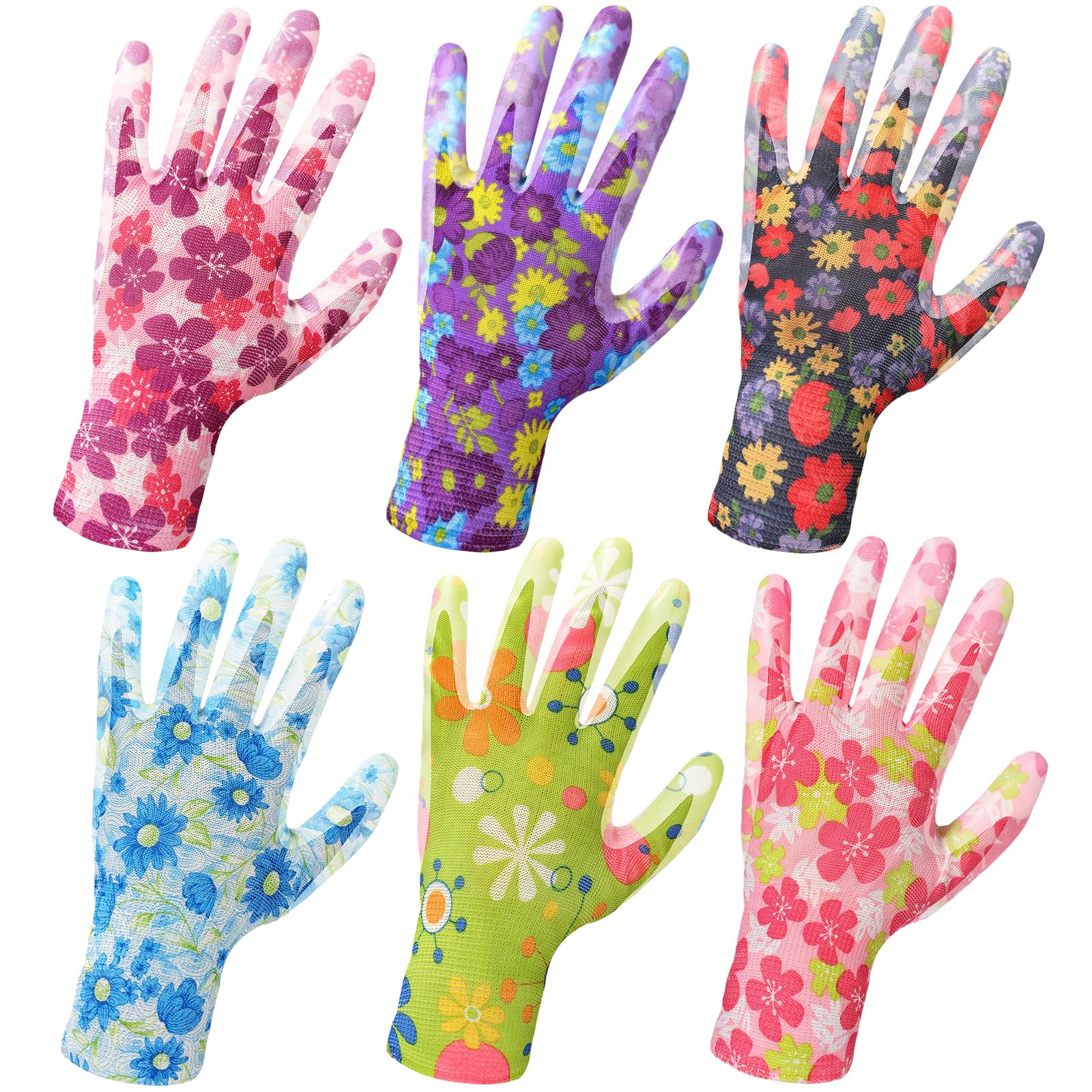 Nimalpal gloves with breathable latex coating for comfortable gardening