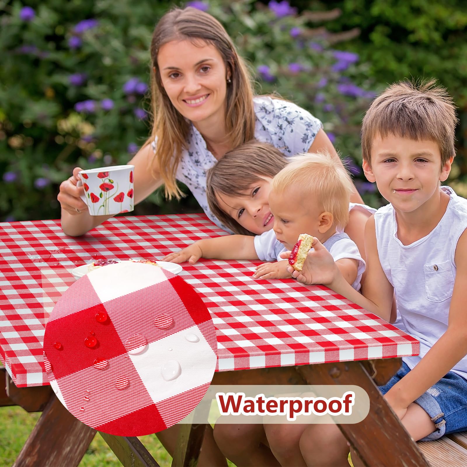 Nimalpal waterproof vinyl close-up highlights durable, easy-clean surface.