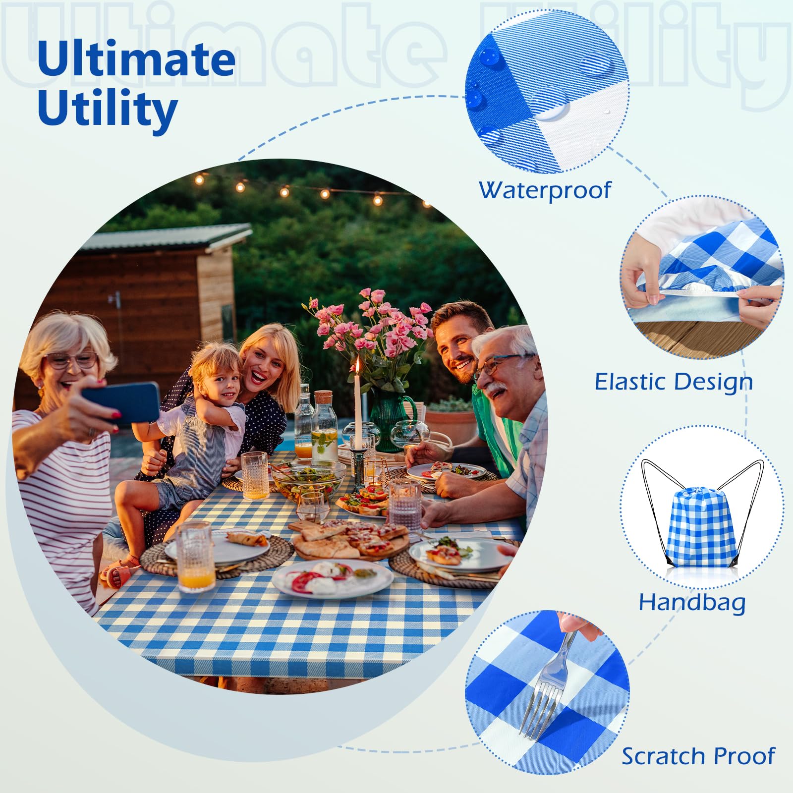 Nimalpal windproof elastic edges keep covers in place.