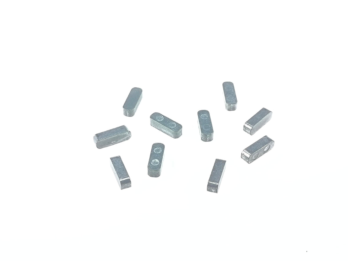 Nimiah Flywheel Keys 10-pack packaging shows a reliable replacement option for lawn equipment.