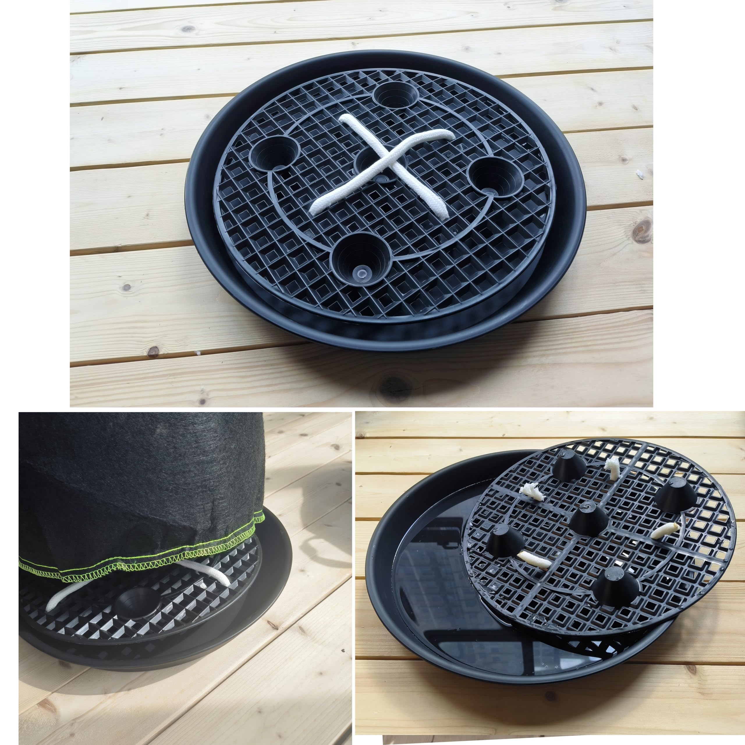 NIMYAU grow bag water transfer redirects moisture to nonwoven bags