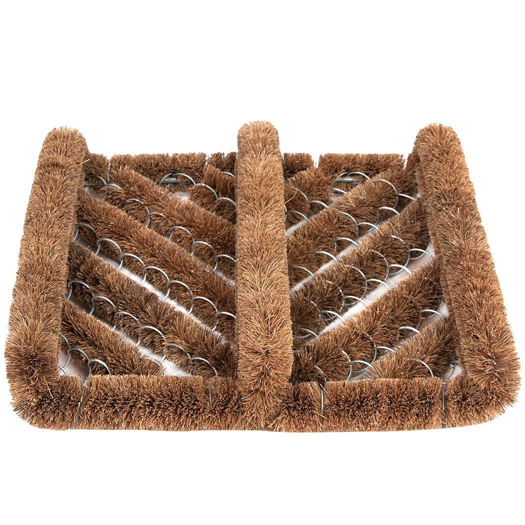 NINAMAR coir boot scraper in entryway illustrating clean shoe transition