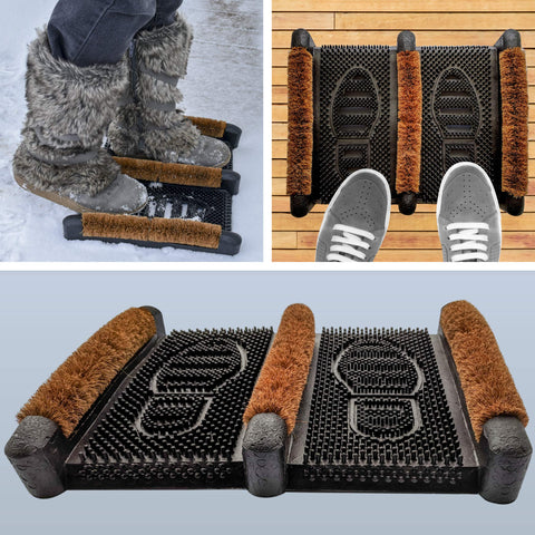 NINAMAR Heavy-duty rubber construction withstands extreme weather for year-round entryways, providing reliable performance.