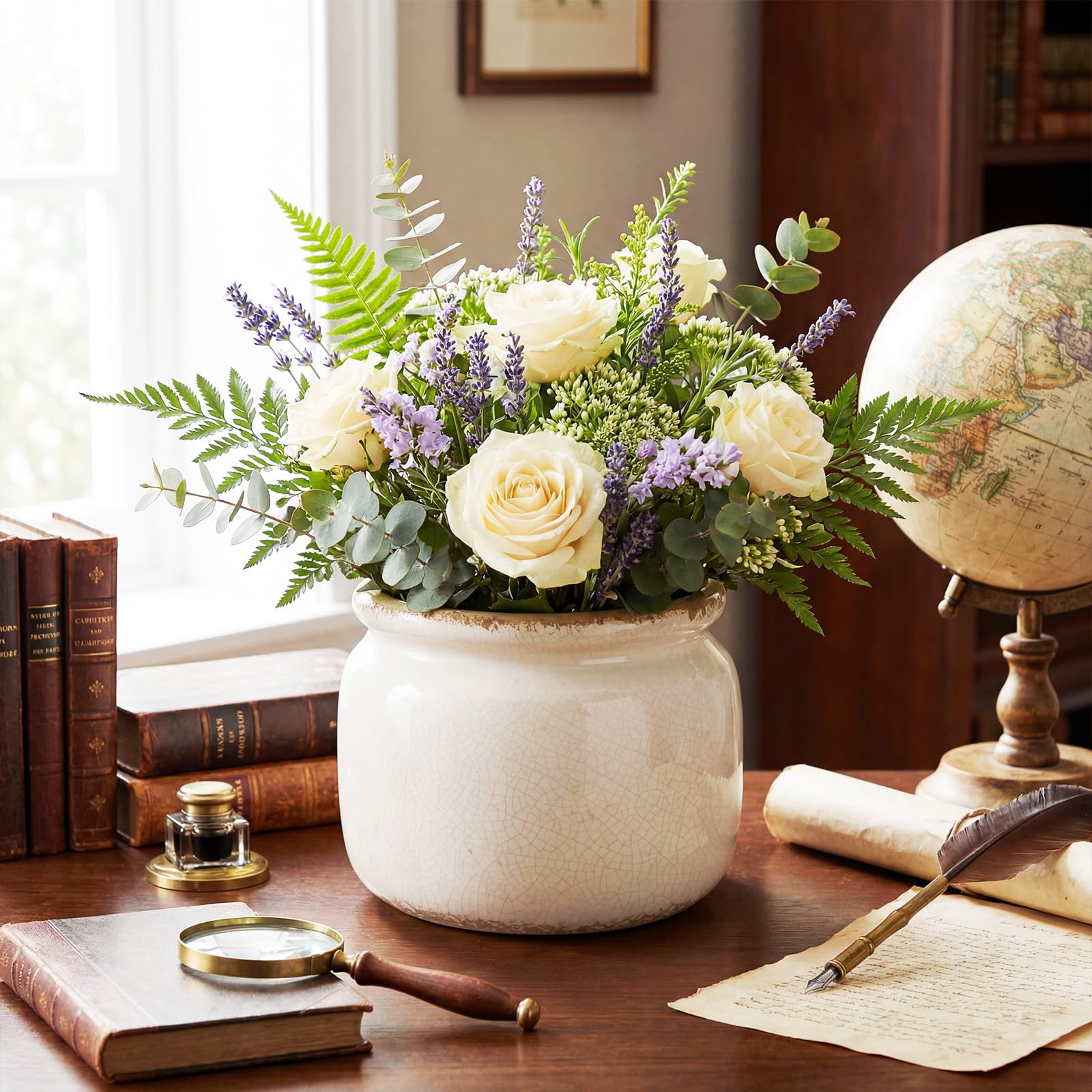 Ninehaoou gift-ready ceramic planter suitable for plant lovers.