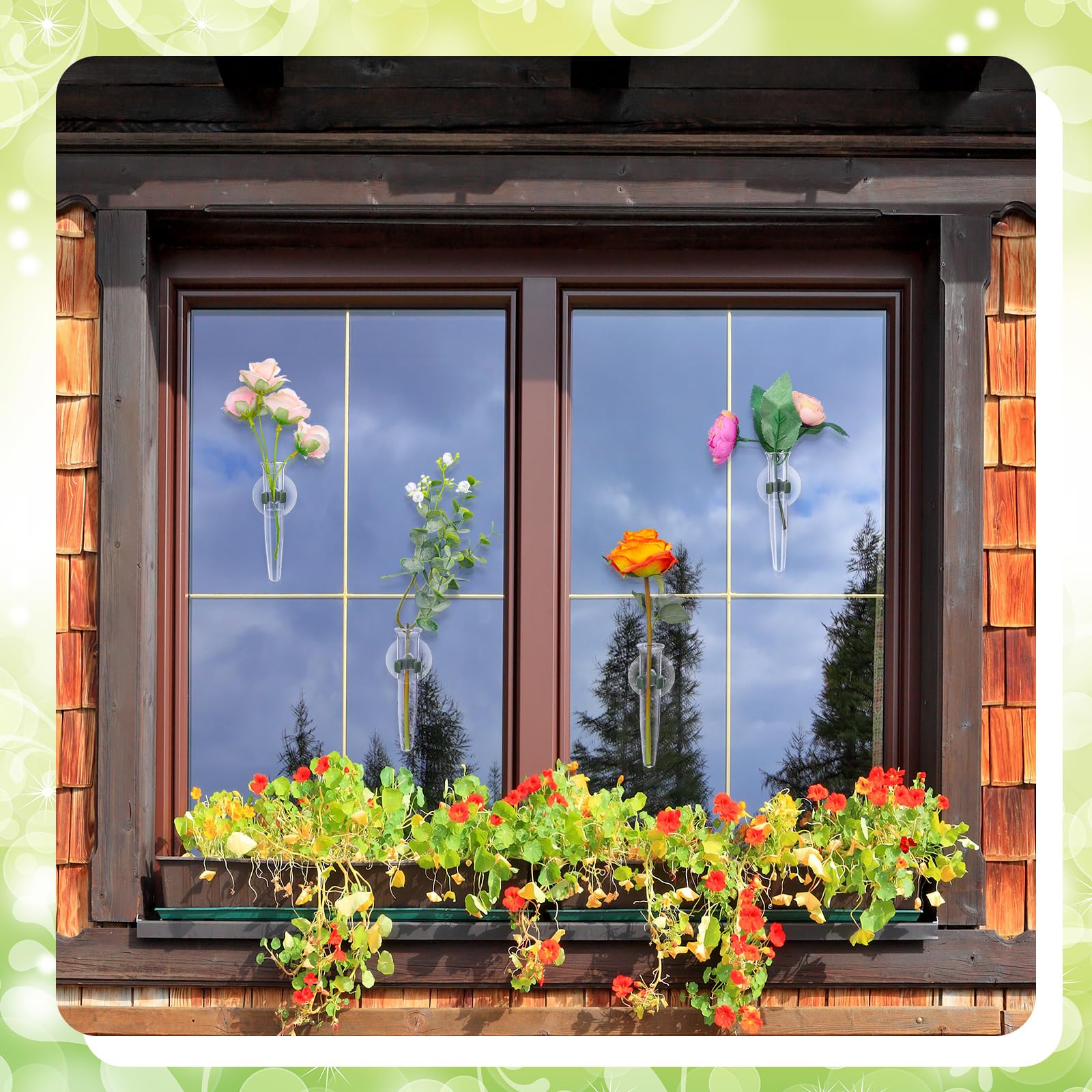Ninehaoou wall-hanging vase installation demonstrating elegant home decor and fresh florals