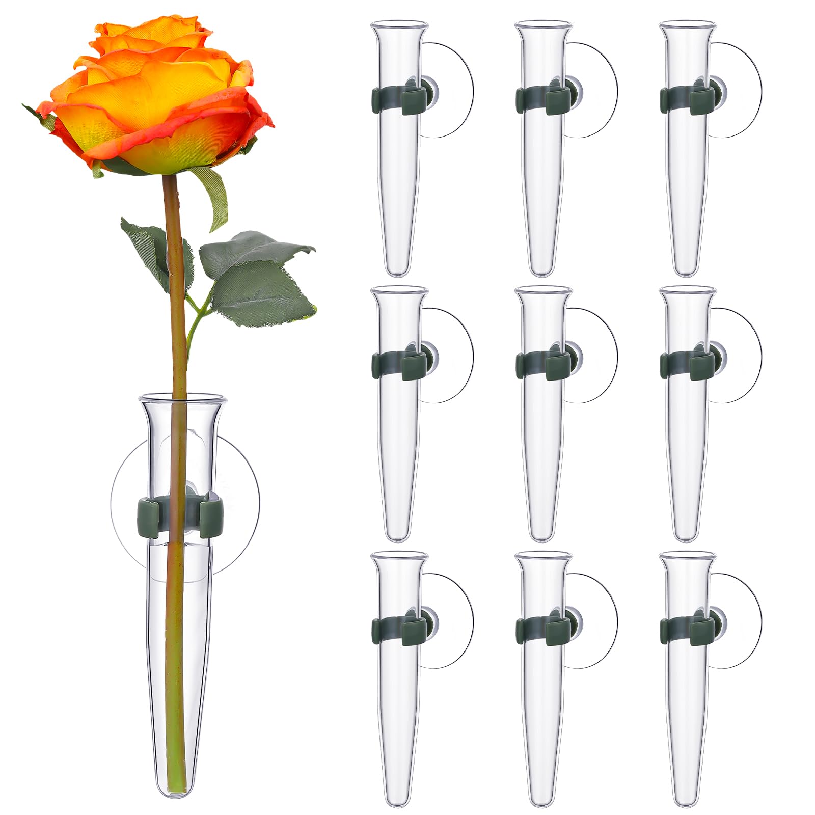 Ninehaoou wedding or party decor using clear tubes as charming centerpieces