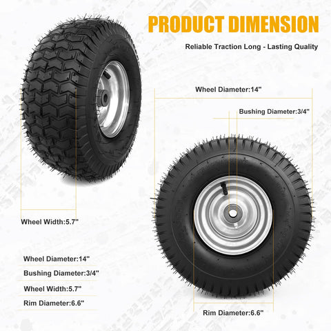 NING SHUO tread close-up highlights durable rubber for diverse lawn surfaces.