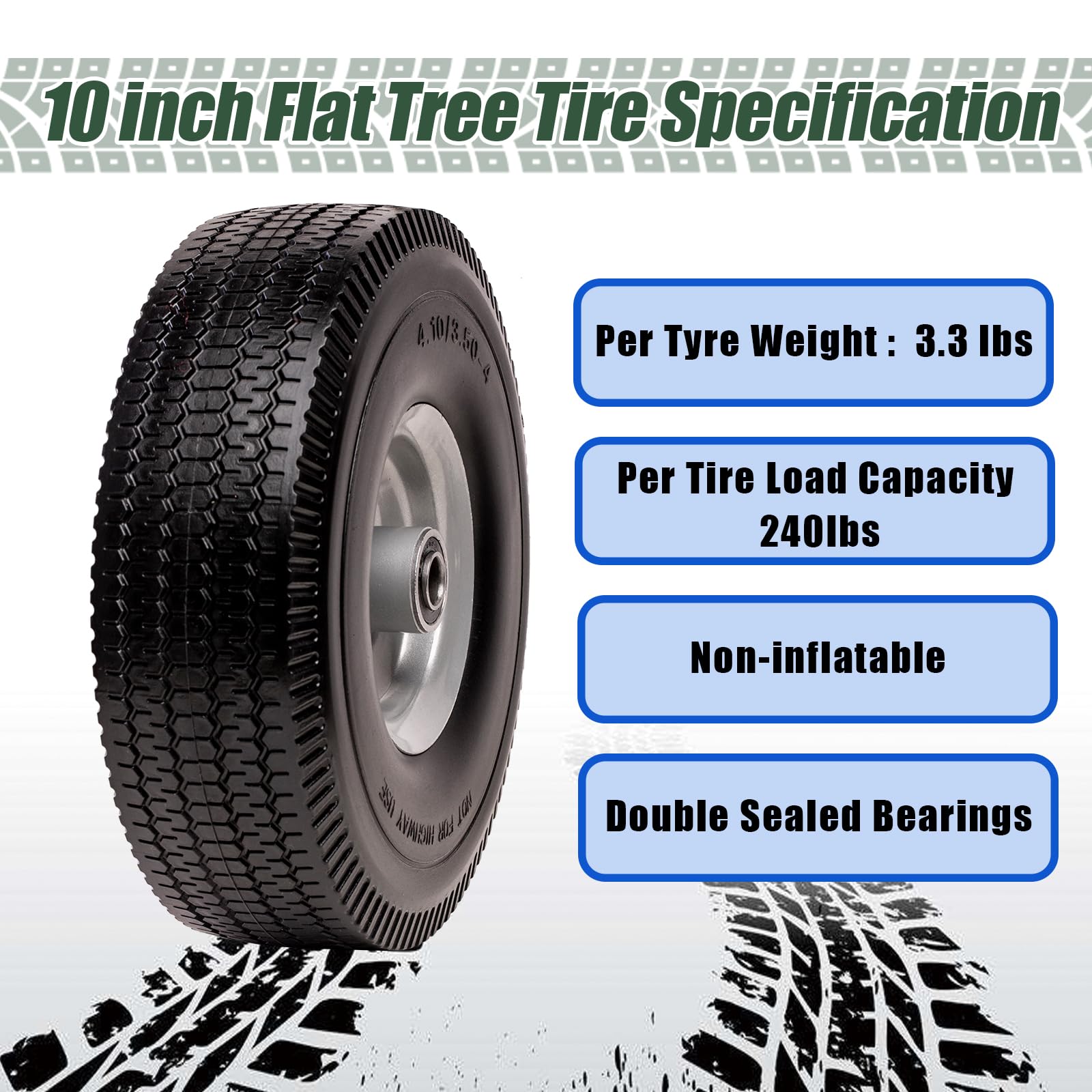 NING SHUO axle bore 5/8 inch fits compatible wheel setups.