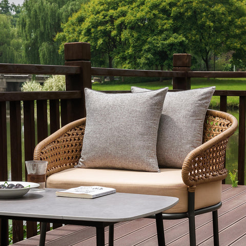 NiNi ALL pillow cover showing hidden zipper for clean outdoor setup