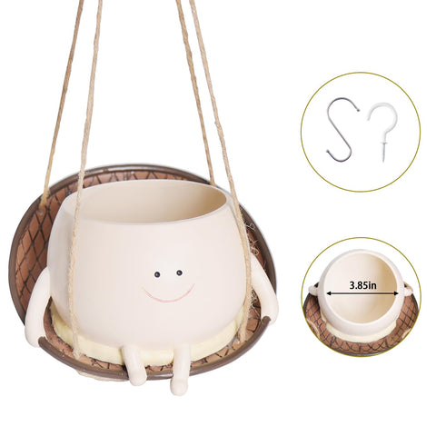 NINIPAPA indoor-outdoor hanging planter enhances porches and living spaces