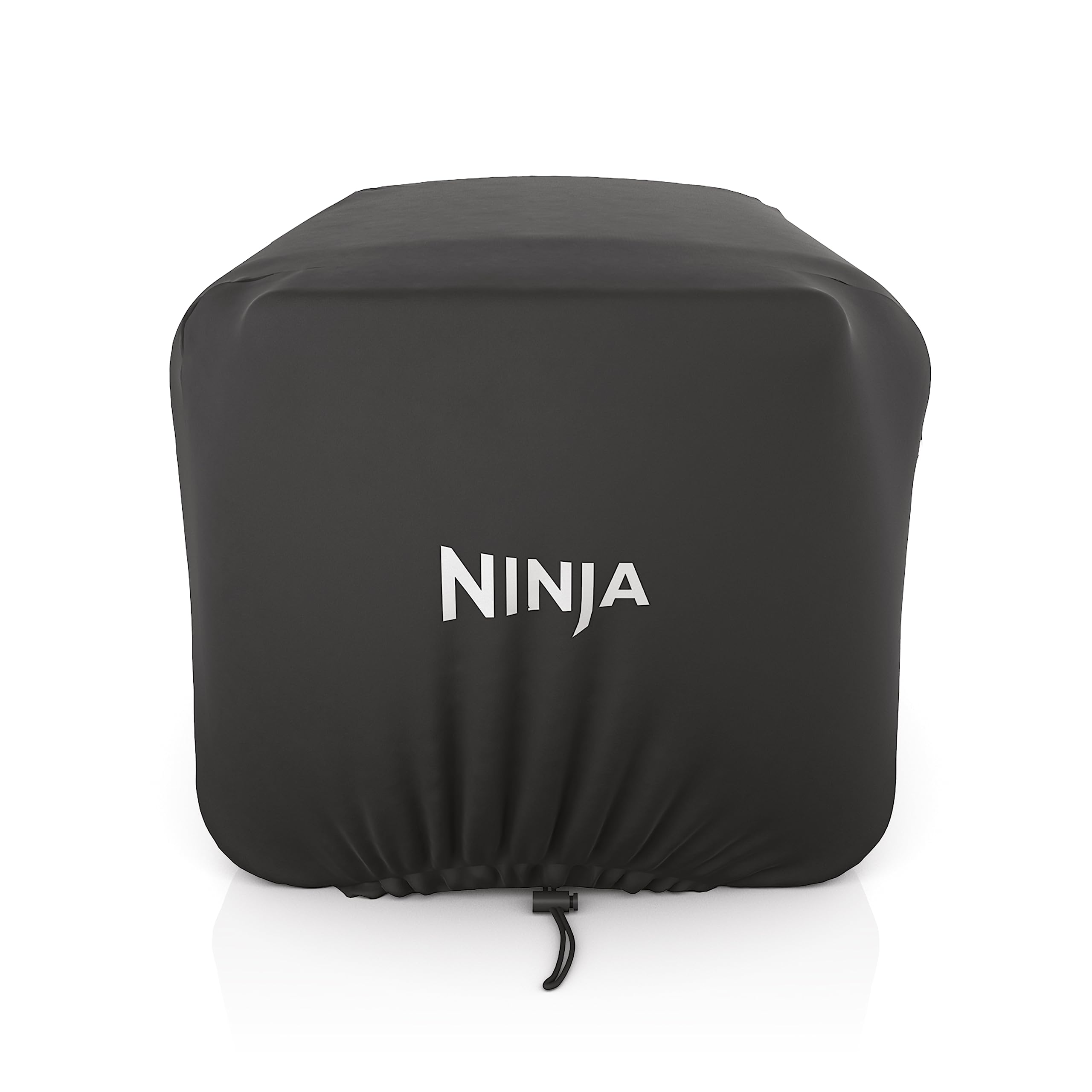 Ninja Woodfire cover front view showing snug fit and protection.