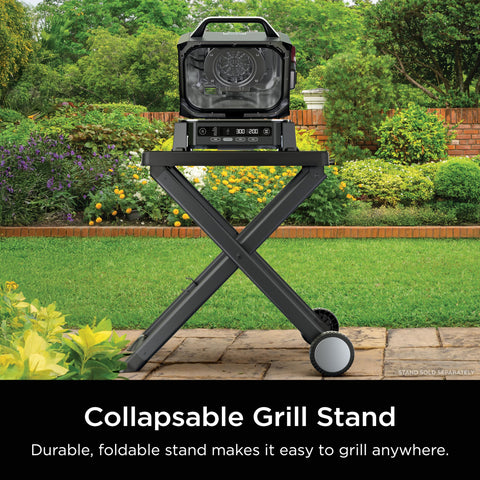Ninja Woodfire Grill for Entertaining: six steaks or thirty hot dogs.