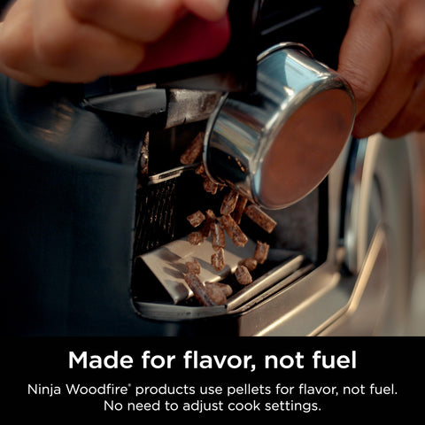 Ninja Woodfire pellets compatible with Ninja Woodfire Grills and Ovens.