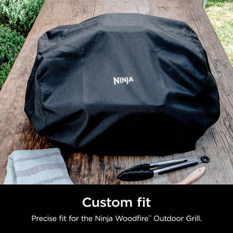 Ninja Woodfire Premium Cover water resistance shields the grill from moisture.