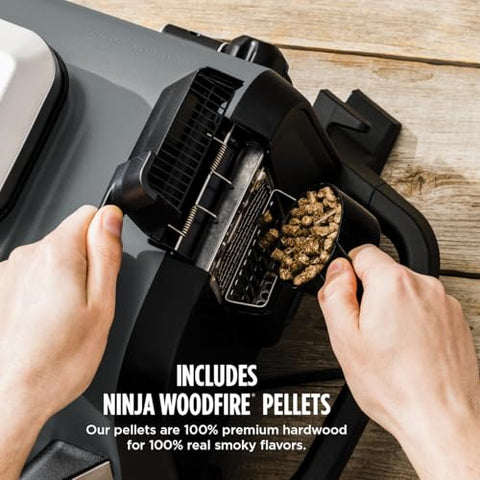 Ninja Woodfire Pro starter packs for convenient flavor setup.