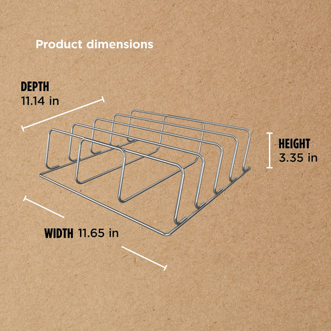 Ninja Woodfire Rib Rack compatible with OG800 and OG900 grills.
