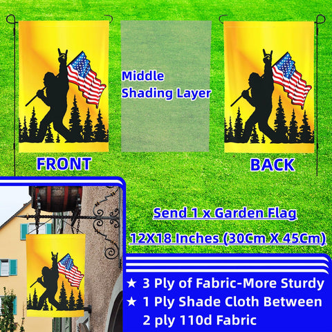 Niprden outdoor banner 12x18 inches adds playful charm to yards.