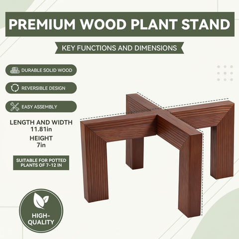 Nipyata plant stand holds large pots securely for flexible room arrangement.