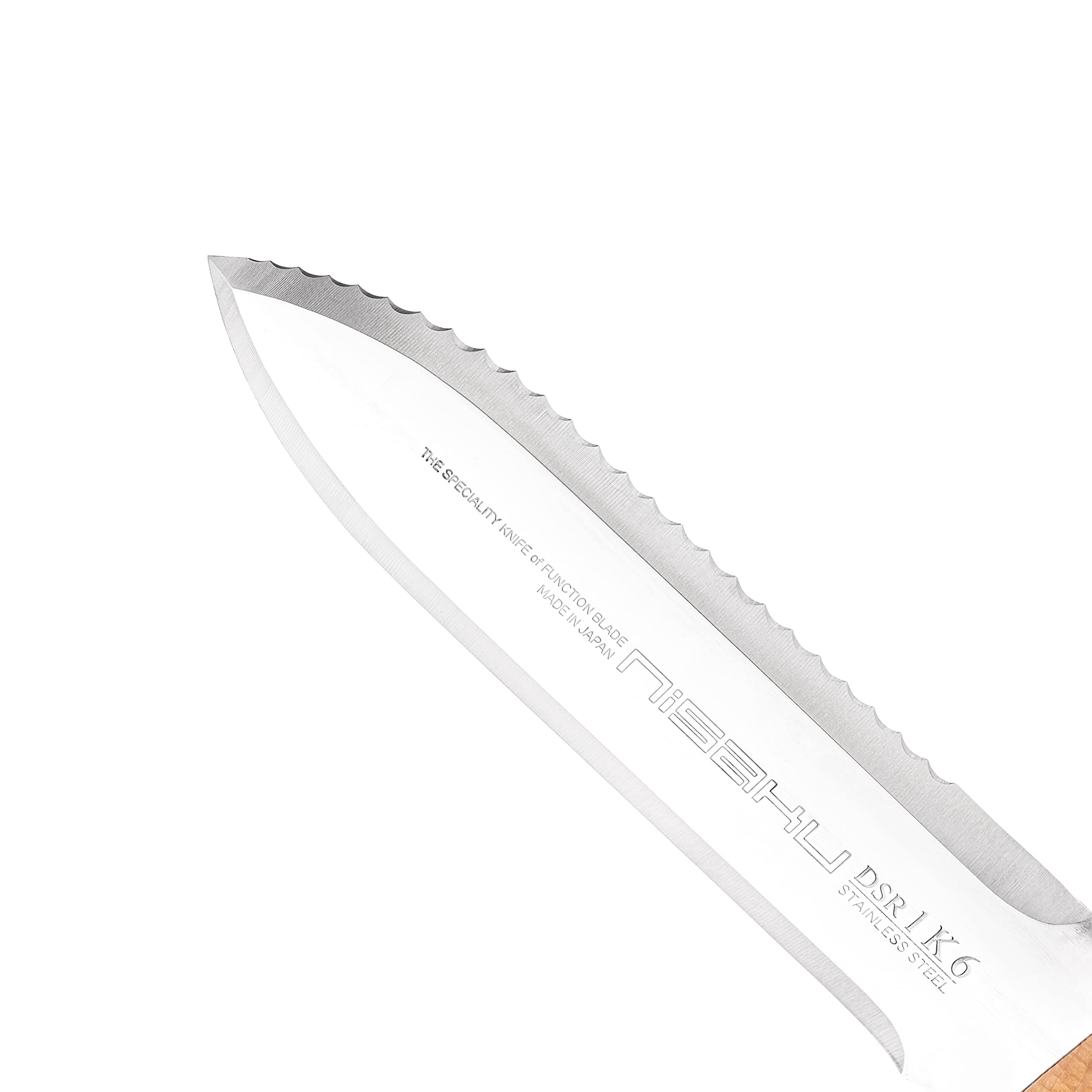 Nisaku NJP651 hori knife in ground showing precise control while planting.