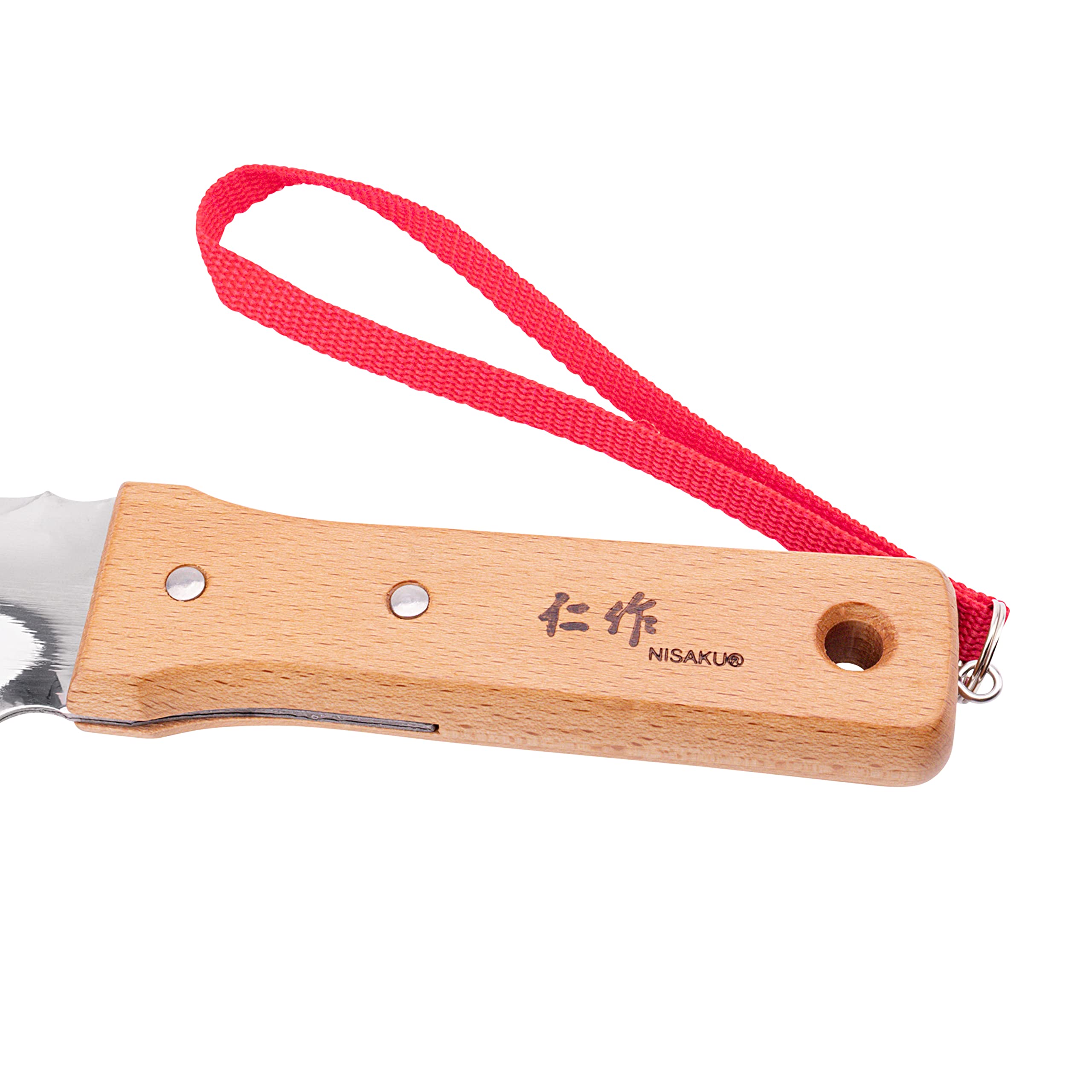 Nisaku NJP651 hori knife inch-markers help plant at exact depth.