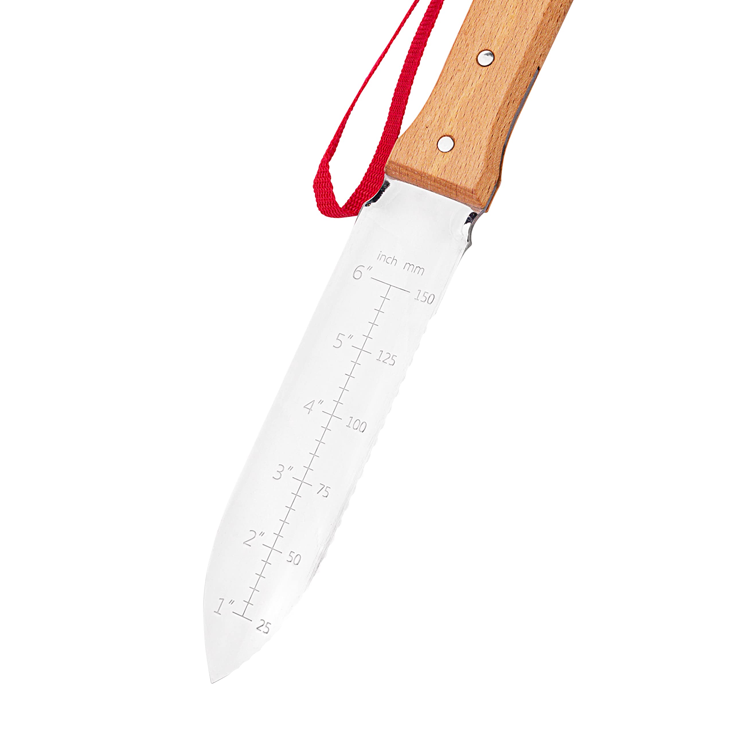 Nisaku NJP651 hori knife premium leather sheath protects blade during transport.