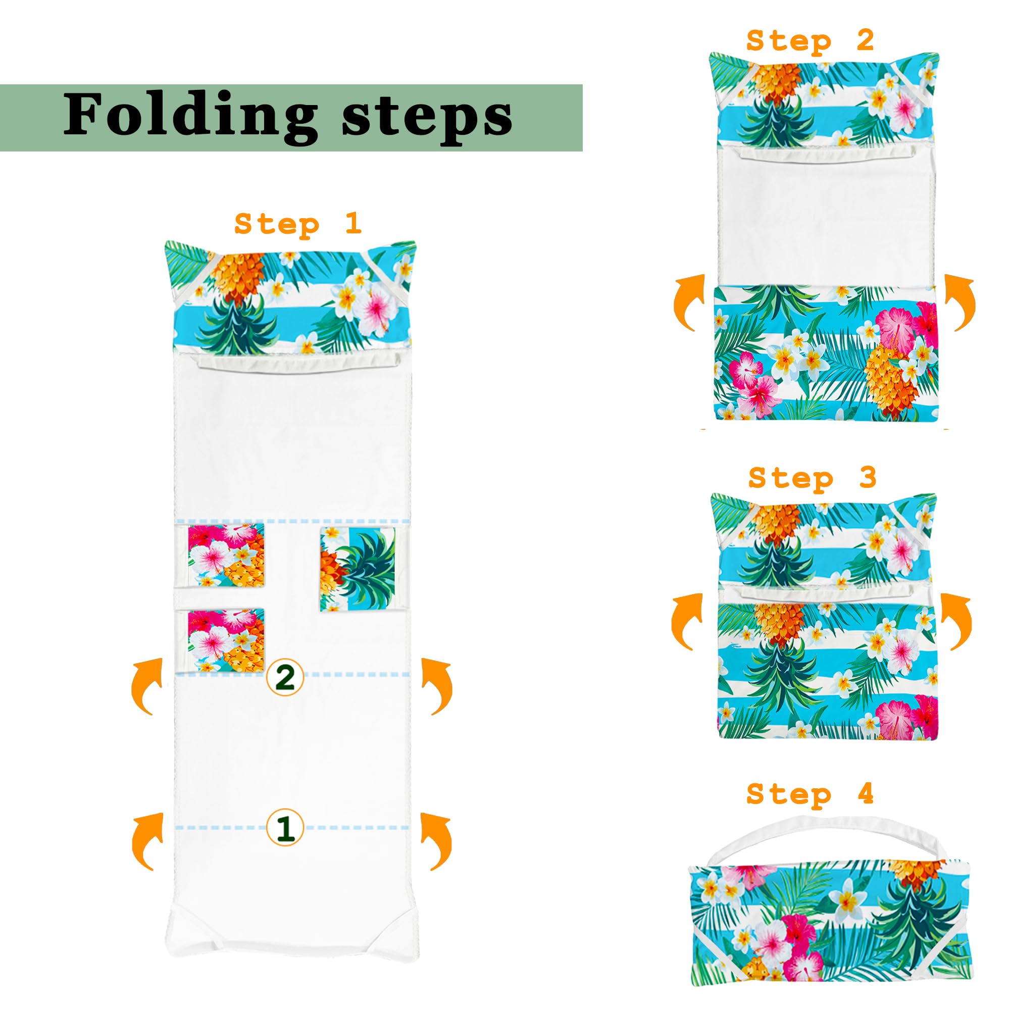 Foldable and portable lounge chair towel cover for travel