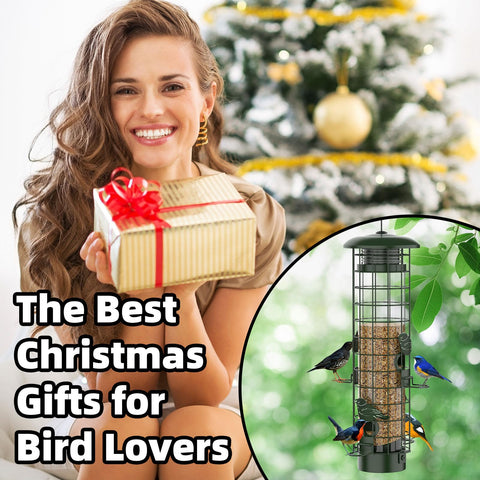 Niser gardening gifts bird feeder appeals to bird lovers seeking practicality.