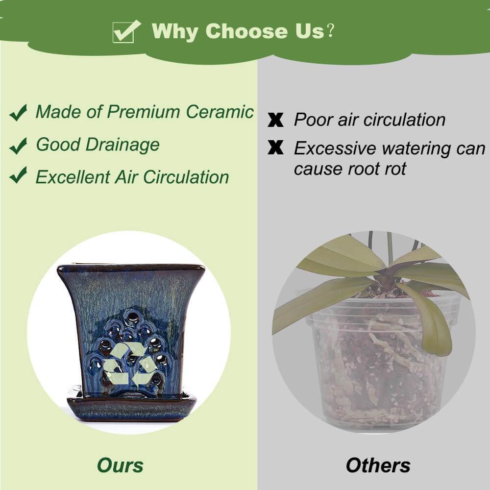 NiSevenLiving durable ceramic construction withstands daily indoor use.