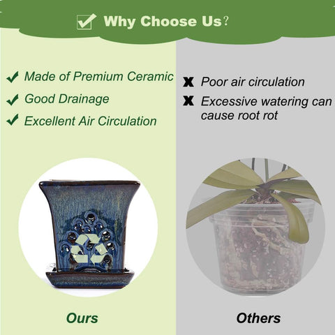 NiSevenLiving durable ceramic construction withstands daily indoor use.