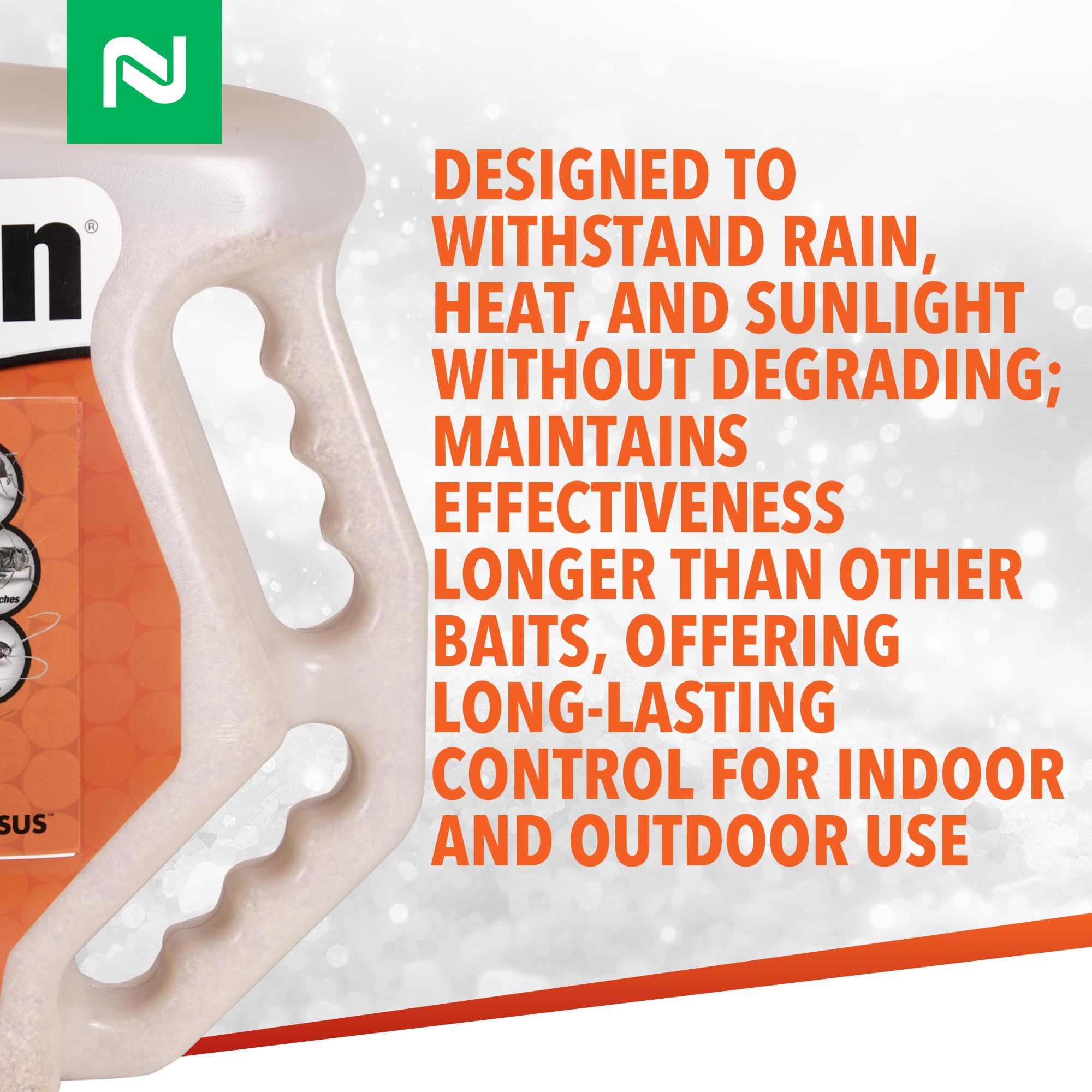 Nisus Niban Granular Bait targets ants, roaches, and crickets along perimeters