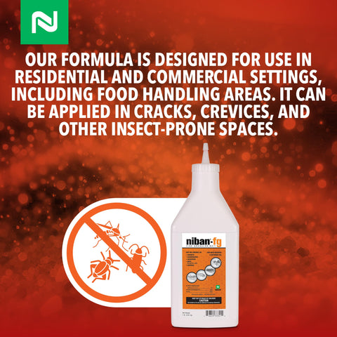 NiBan-FG moisture-resistant formula performs well in exterior spaces.