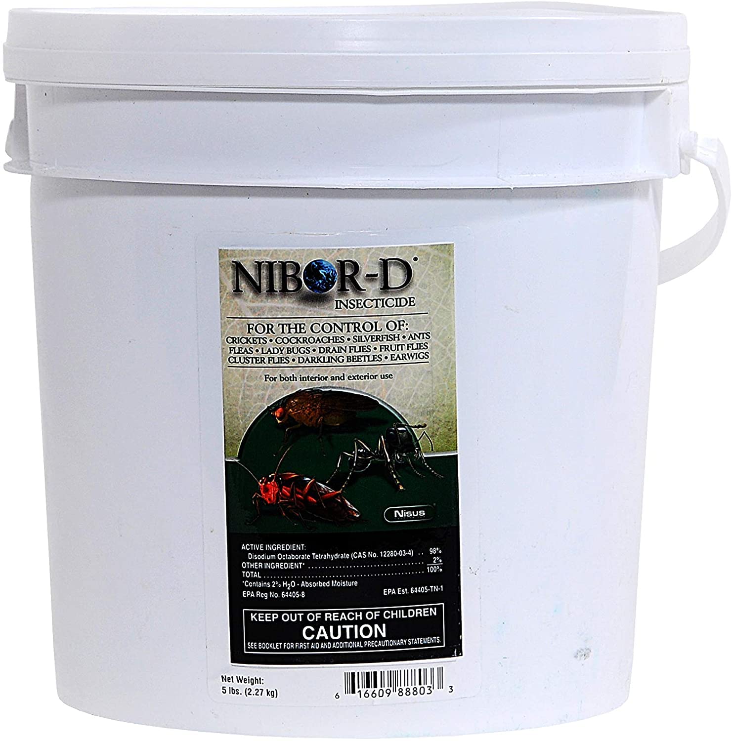 Nisus Nibor D insecticide in use during application for pest control.