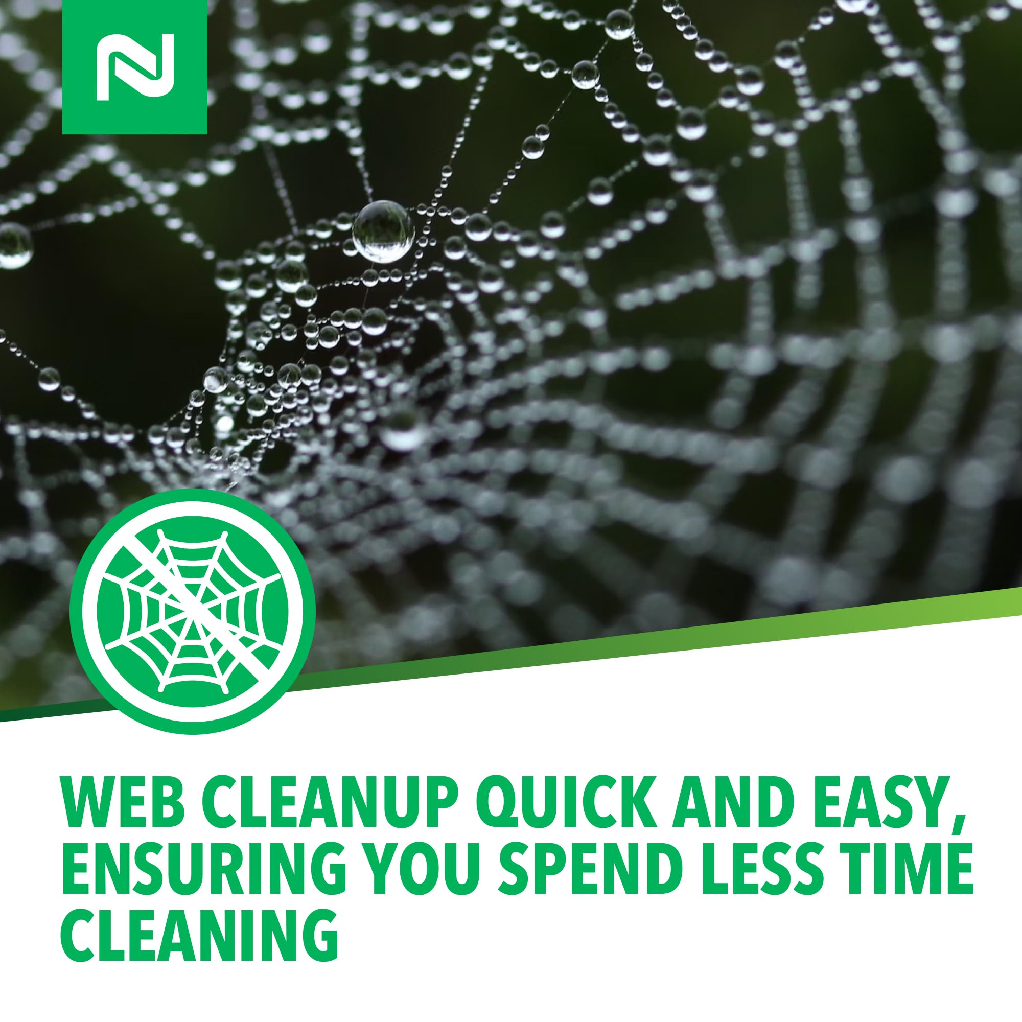 Nisus Web Out Ready-to-use spray bottle for quick setup
