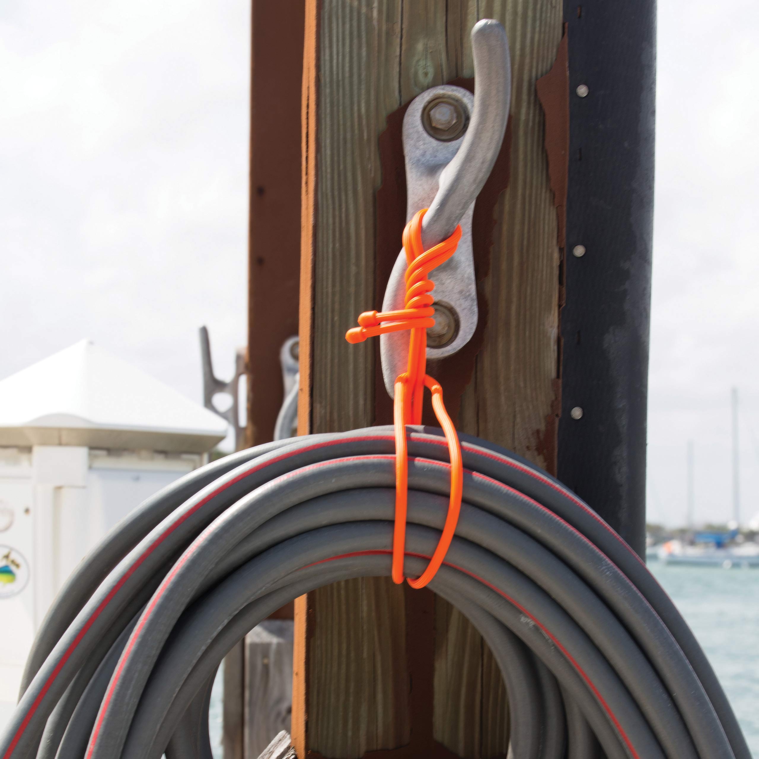 Nite Ize Gear Tie 32-inch orange lightweight and durable.