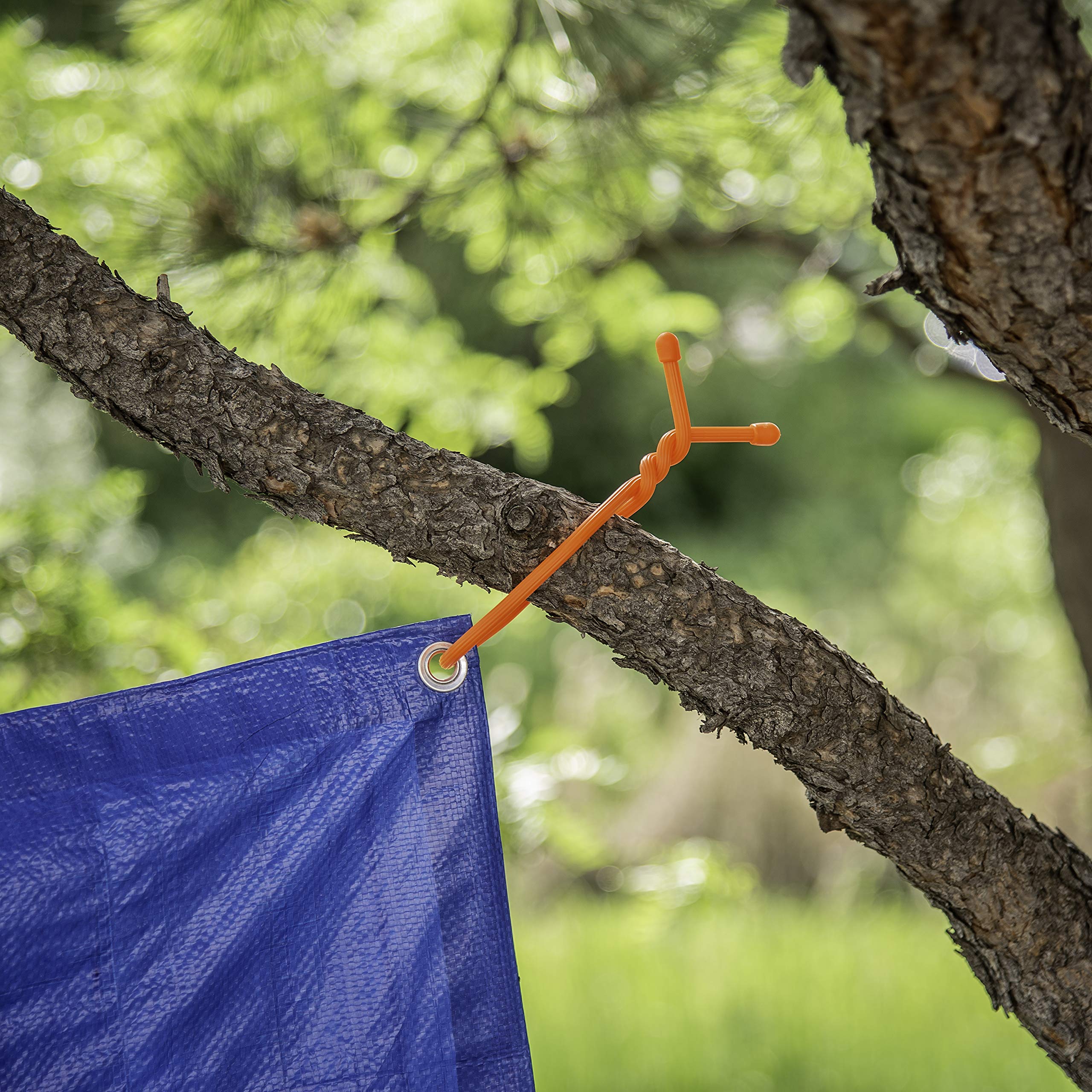 Nite Ize Gear Tie bendable wire core keeps shape for neat bundles.