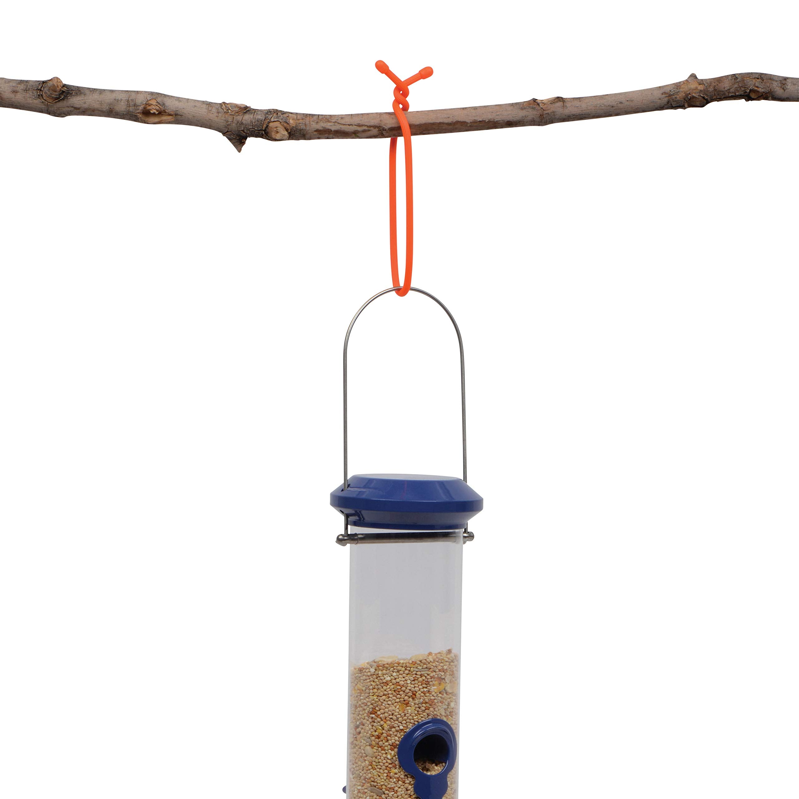 Nite Ize Gear Tie outdoor-ready view shows weather-resistant use on garage and patio.