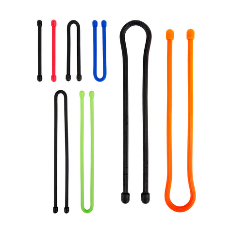 Nite Ize Gear Tie reusable design highlights flexible grip and extended reuse.